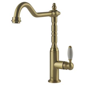 Providence Single Sink Mixer - Brushed Brass