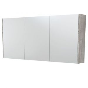 1500 Mirror Cabinet with Industrial Side Panels
