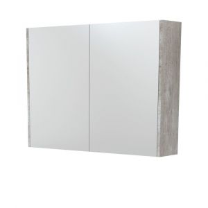 900 Mirror Cabinet with Industrial Side Panels