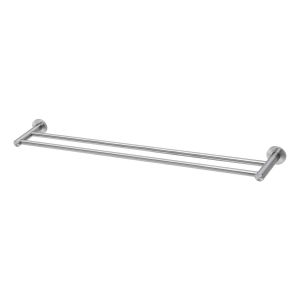 Radii SS 316 Double Towel Rail 800mm Round Plate