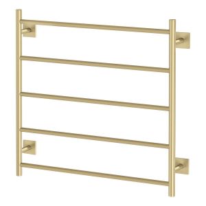 Radii Heated Towel Ladder 750mm x 740mm - Brushed Gold