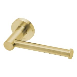 Radii Toilet Roll Holder Round Plate - Brushed Gold