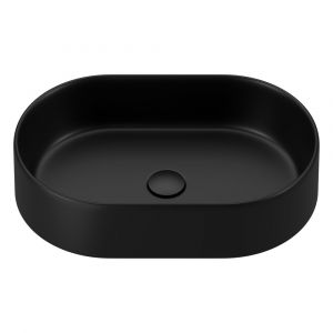 Aluca Pill Above Counter Basin, Matte Black