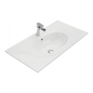 Rotondo Full Depth Ceramic Basin-Top 900mm - 3 Taphole