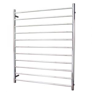 Round Heated Towel Rail RTR05LEFT Mirror Polished