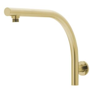 Rush High-Rise Shower Arm - Brushed Gold