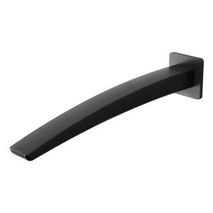 Rush Wall Basin Outlet 280mm - Matte Black