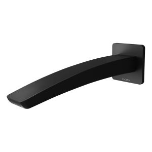 Rush Wall Basin Outlet 180mm - Matte Black