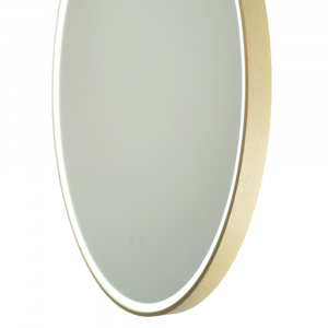 Sphere LED Mirror S60D-BB Brushed Brass