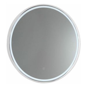 Sphere 600 LED Mirror with Bluetooth Speakers, Dimester and Portable Magnifier - Milano White