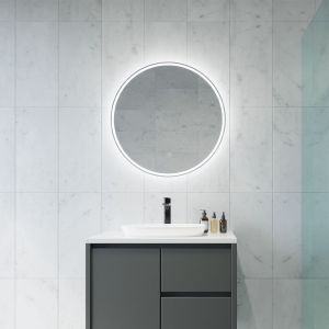 Sphere 600 LED Mirror with Portable Magnifier - Frameless