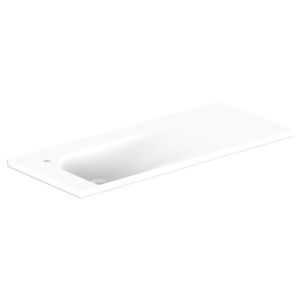 Drift Solid Surface Top 1200mm Left Bowl in Gloss White