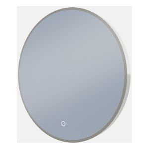 S-Series 600 Bespoke LED Mirror - Brits Nickel, 605 x 605mm