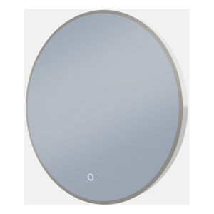 S-Series 800 Bespoke LED Mirror - Brits Nickel, 805 x 805mm