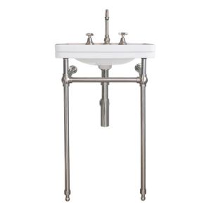 Stafford 58 x 45 Nuovo Basin Stand - Brushed Nickel