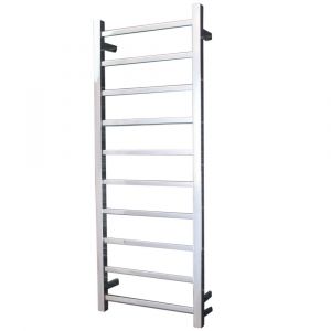 Square Heated Towel Rail STR430LEFT Mirror Polished