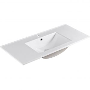 Dolce Full Depth Ceramic Basin-Top 1000mm - 3 Taphole