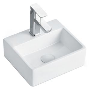 Laura Above Counter/Wall Hung Basin in Gloss White