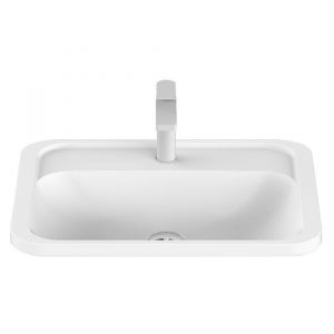 Strength Inset / Under-Counter Basin in Matte White