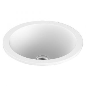 Unity Inset / Under-Counter Basin in Matte White