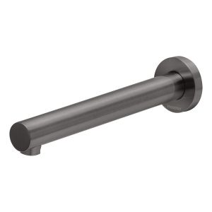 Vivid Wall Bath Outlet 200mm - Brushed Carbon