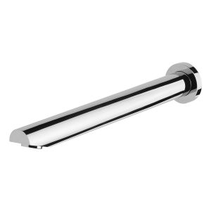 Vivid Wall Bath Outlet 32 x 300mm Angled - Chrome