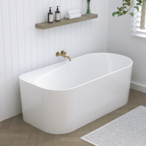 Vattaro 1675mm Freestanding Bath Gloss White