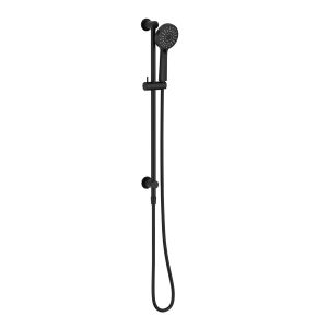 Vivid Slimline Water Through Rail Hand Shower - Matte Black