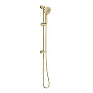 Vivid Slimline Water Through Rail Hand Shower - Brushed Gold