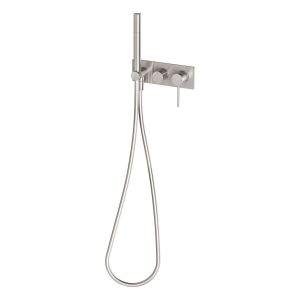 Vivid Slimline Wall Shower System - Brushed Nickel