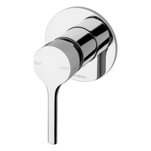 Vivid Slimline Oval SwitchMix Shower / Wall Mixer Fit-Off Kit - Chrome