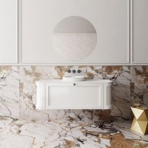 Westminster 1200mm Wall Hung Vanity in Matte White
