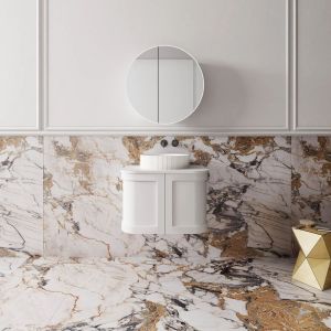 Westminster 600mm Wall Hung Vanity in Matte White